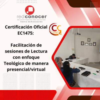 Certificación Oficial EC1475: Facilitación de sesiones de lectura con enfoque Teológico